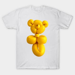 Teddy balloon in yellow T-Shirt